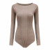 spring and autumn solid color bodysuit NSLD20870