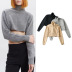 casual all-match solid color sweater jacket NSLD20880