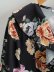 floral print V-neck wrap-up dress  NSAM20912