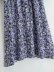 vestido floral con dobladillo irregular y manga farol NSAM20913