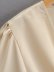 V-neck waist ruffled lantern sleeve dress  NSAM20920