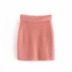 high waist imitation mink velvet bag hip skirt  NSAC14964