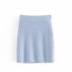 high waist imitation mink velvet bag hip skirt  NSAC14964