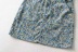 retro printed pocket high-waist corduroy skirt   NSAC14994