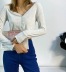 Autumn long-sleeved cropped cardigan NSAC15038