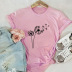 dandelion short-sleeved cotton t-shirt  NSSN15109