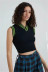 fashion contrasting color knitted vest   NSLD21154