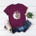 pure cotton print short sleeve T-shirt  NSSN21190