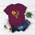 pure cotton letters short-sleeved T-shirt  NSSN21194