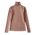 heating fabric slim high neck thermal bottoming shirt   NSAC21232