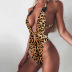 leopard print one-piece swimsuit  NSDA21246