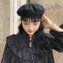 button double-sided solid color beret hat NSTQ21349