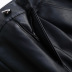PU leather inner fleece pants NSYZ21445