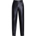 PU leather inner fleece pants NSYZ21445