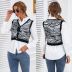 single-breasted sleeveless knitted vest  NSMY21586
