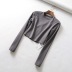 solid color tight long-sleeved T-shirt  NSAC21645