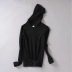 slim stretch long-sleeved hooded sweatershirt  NSAC21665