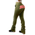 pantalones plisados con cordón en la cintura NSSU21856