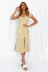 side slit printing dress NSYD21935