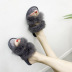 non-slip soft bottom cotton furry slippers  NSPE21999
