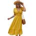 light yellow long dress NSKA22014