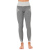 knitted high waist hip-lifting striped fitness pants  NSNS22026