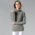 solid color long-sleeved turtleneck sweater NSYH22093
