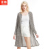 loose long thin knitted cardigan  NSYH22102