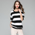 fashion striped short sleeve bottoming shirt  NSYH22114