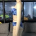 blue tie-dye tube top high-cut gather bikini NSZO22336