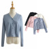 casual fashion all-match solid color knit sweater NSLD22386
