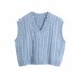 winter eight-strand knitted vest   NSAM22471
