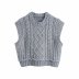 winter eight-strand knitted vest  NSAM22488