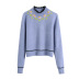 winter embroidery knitted sweater  NSAM22490