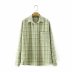 Fashion Jacquard Plaid Shirt NSAM22538