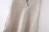 loose sleeveless pullover wool vest NSAM22544