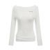 fashionable casual long-sleeved sweater bottoming shirt   NSJR22604