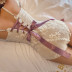 sling lace sexy long-sleeved bikini NSHL22646