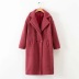 abrigo de lana de cordero con solapa holgada NSAC22720