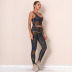 digital printed yoga clothing suit  NSLX22852