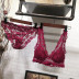 new style lace embroidered thin cotton bra set  NSCL22943