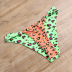 leopard pattern stitching swimsuit  NSHL22989