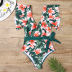 new one-piece multi-color swimsuit  NSHL22993