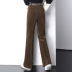Autumn and winter plus velvet chenille trousers  NSYZ23022