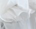 Square neck ruffled white dress  NSAM23070