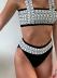 split elastic strap new bikini swimwear NSHL23308