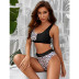 new sexy halter fashion leopard print color matching bikini NSHL23318
