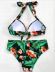 gathering sexy bikini print swimwear NSHL23322
