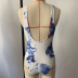 new special fabric printed sexy one-piece swimsuit  NSHL23325