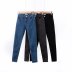 thickened inner fleece stretch jeans  NSHS23375
